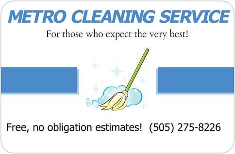 Metro cleaning service logo by Metro Cleaning Service